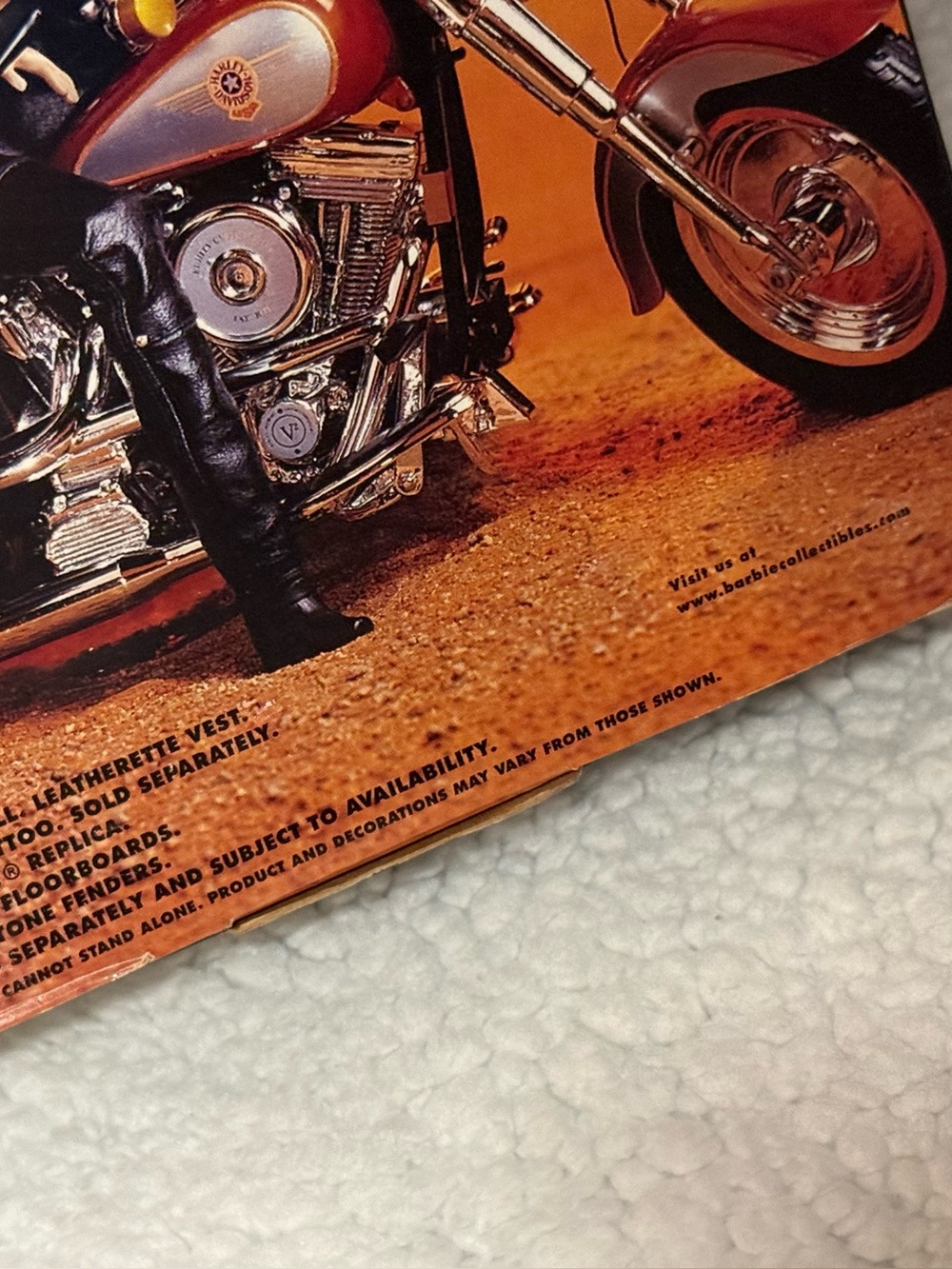 Barbie 1999 Harley-Davidson Collector Edition 4th in series doll by Mattel - Picture 9 of 10